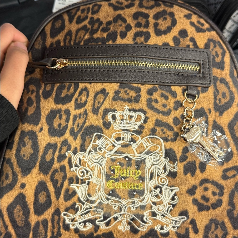 Juicy Couture Black and Gray Backpack